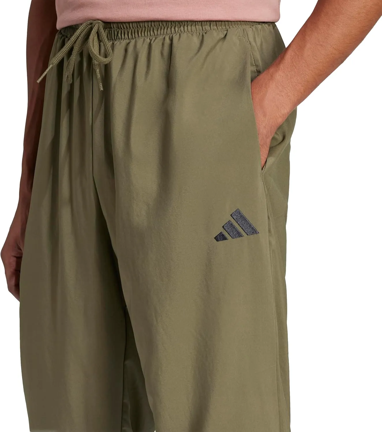 adidas Men's Essentials Small Logo Elasticated Stanford Pants