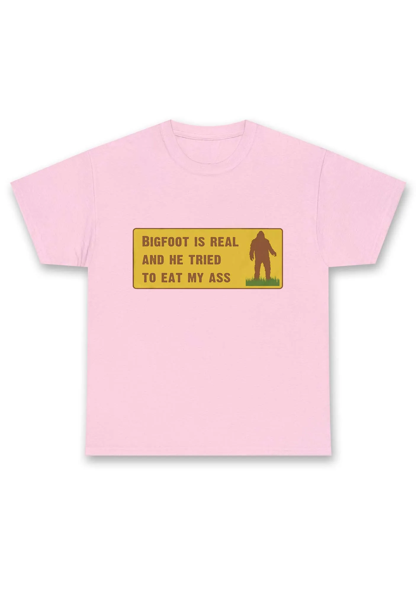 Bigfoot Is Real Chunky Shirt