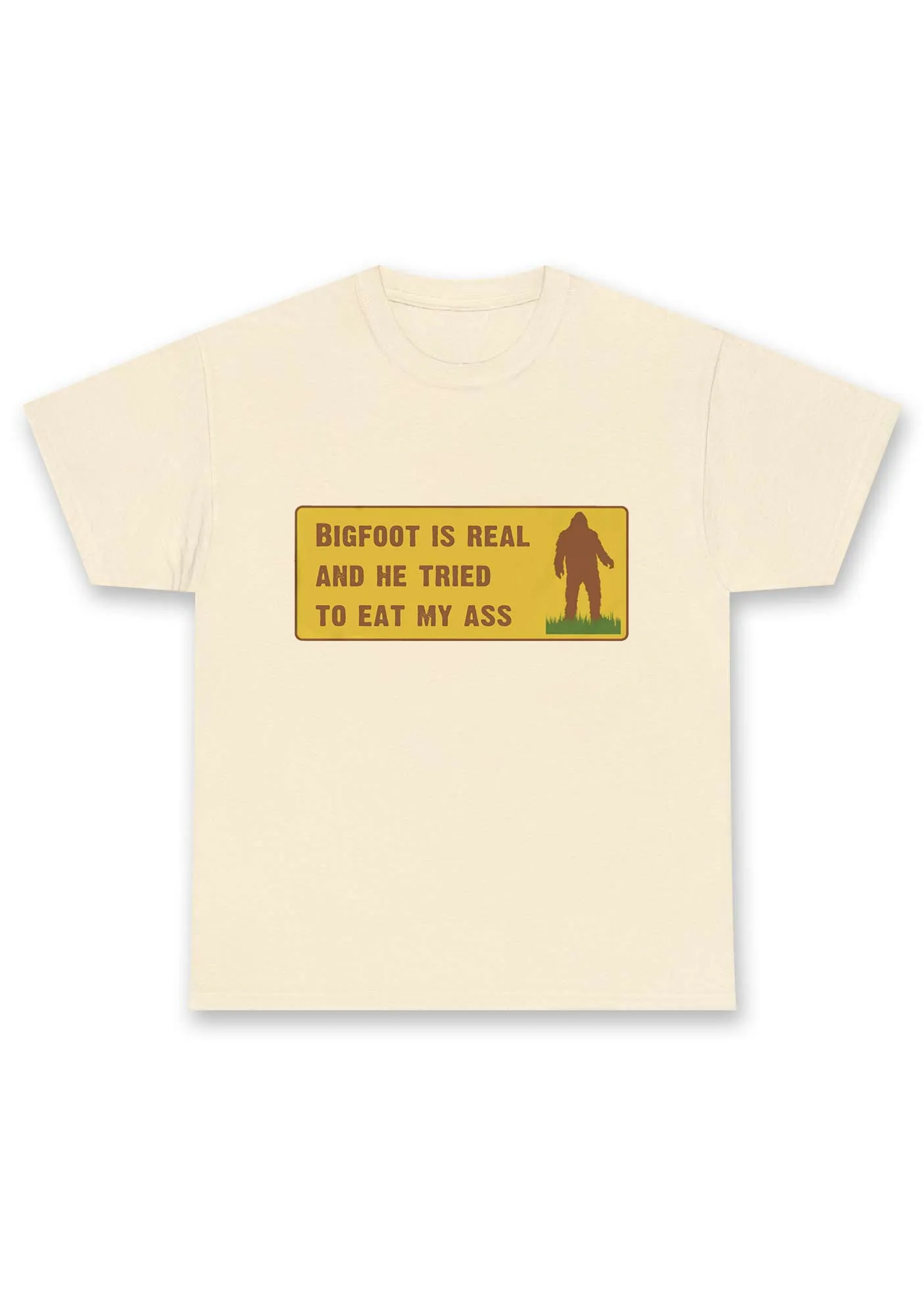 Bigfoot Is Real Chunky Shirt