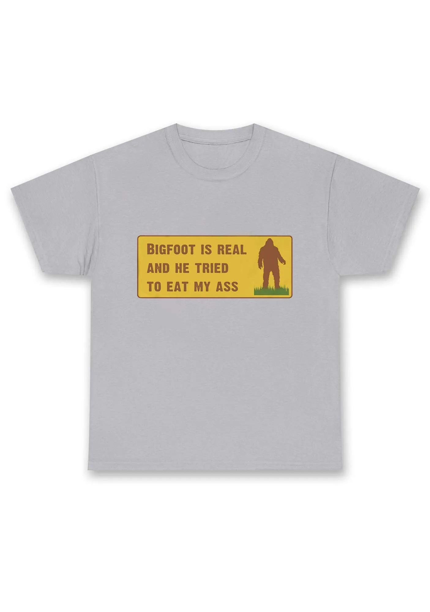 Bigfoot Is Real Chunky Shirt