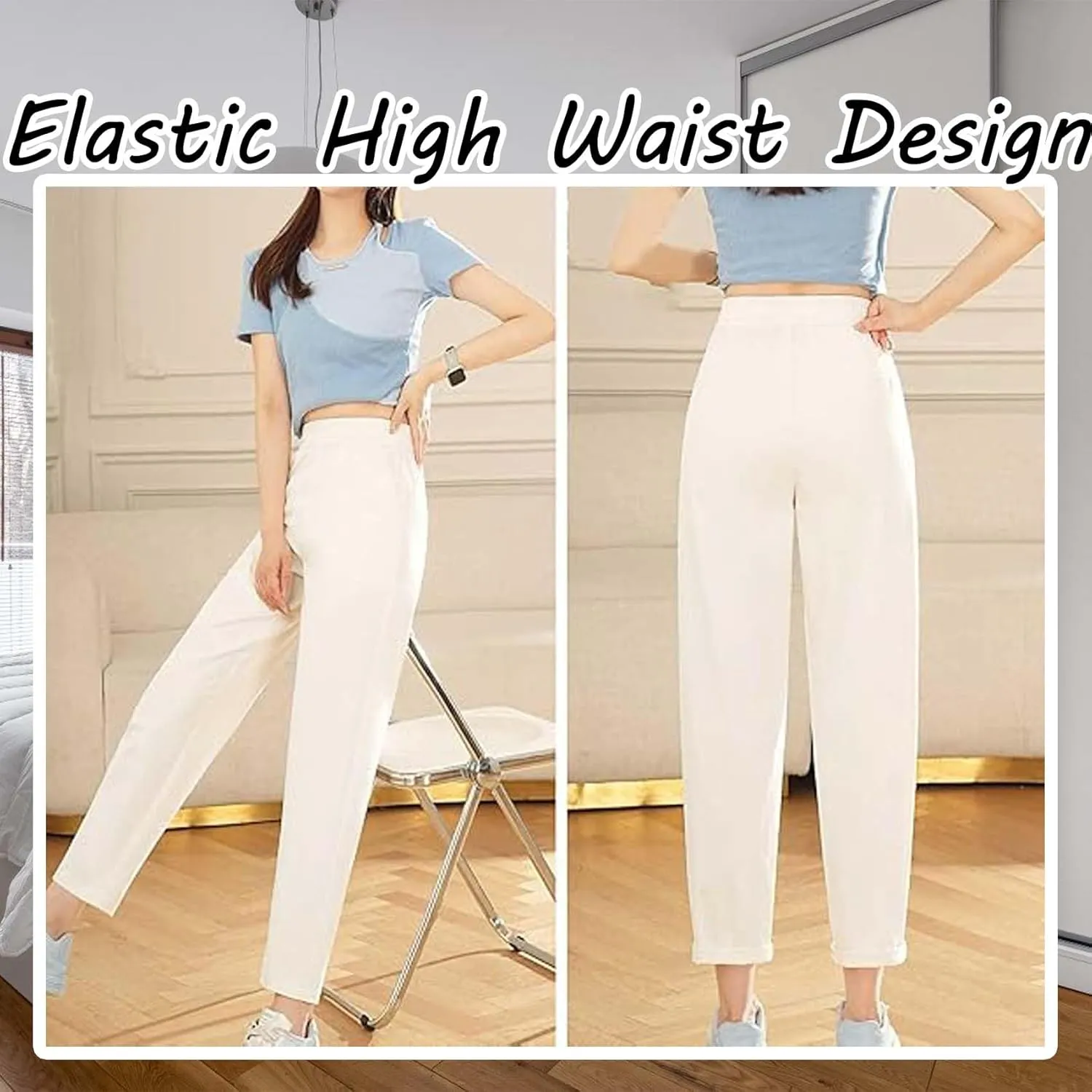 Endurance Loose Pants Women,Endurance Summer Cotton Linen Women's Loose Pants,Casual High Waist Joggers