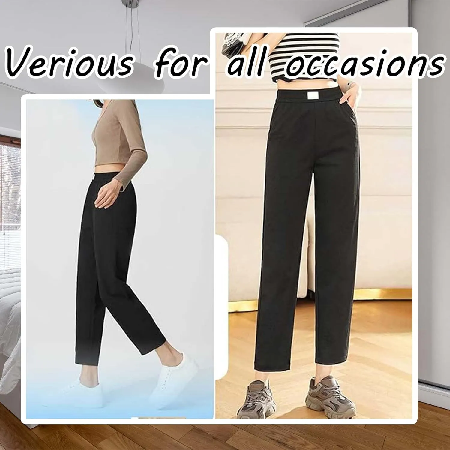 Endurance Loose Pants Women,Endurance Summer Cotton Linen Women's Loose Pants,Casual High Waist Joggers