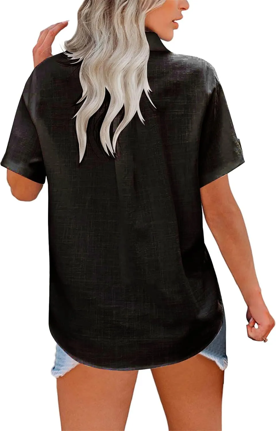 Floral Tops for Women Summer Flower Printed V Neck Tshirts Short Sleeve Tops Dressy Casual