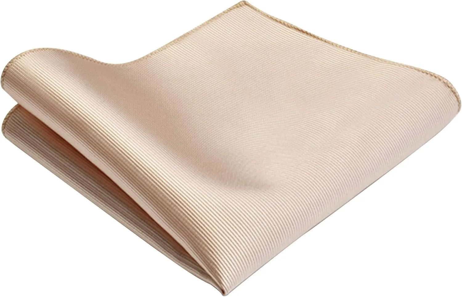 GUSLESON New 3.15"8cm Solid Color Necktie and Pocket Square Cufflinks Clip Set