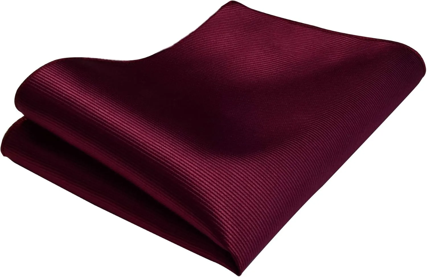 GUSLESON New 3.15"8cm Solid Color Necktie and Pocket Square Cufflinks Clip Set