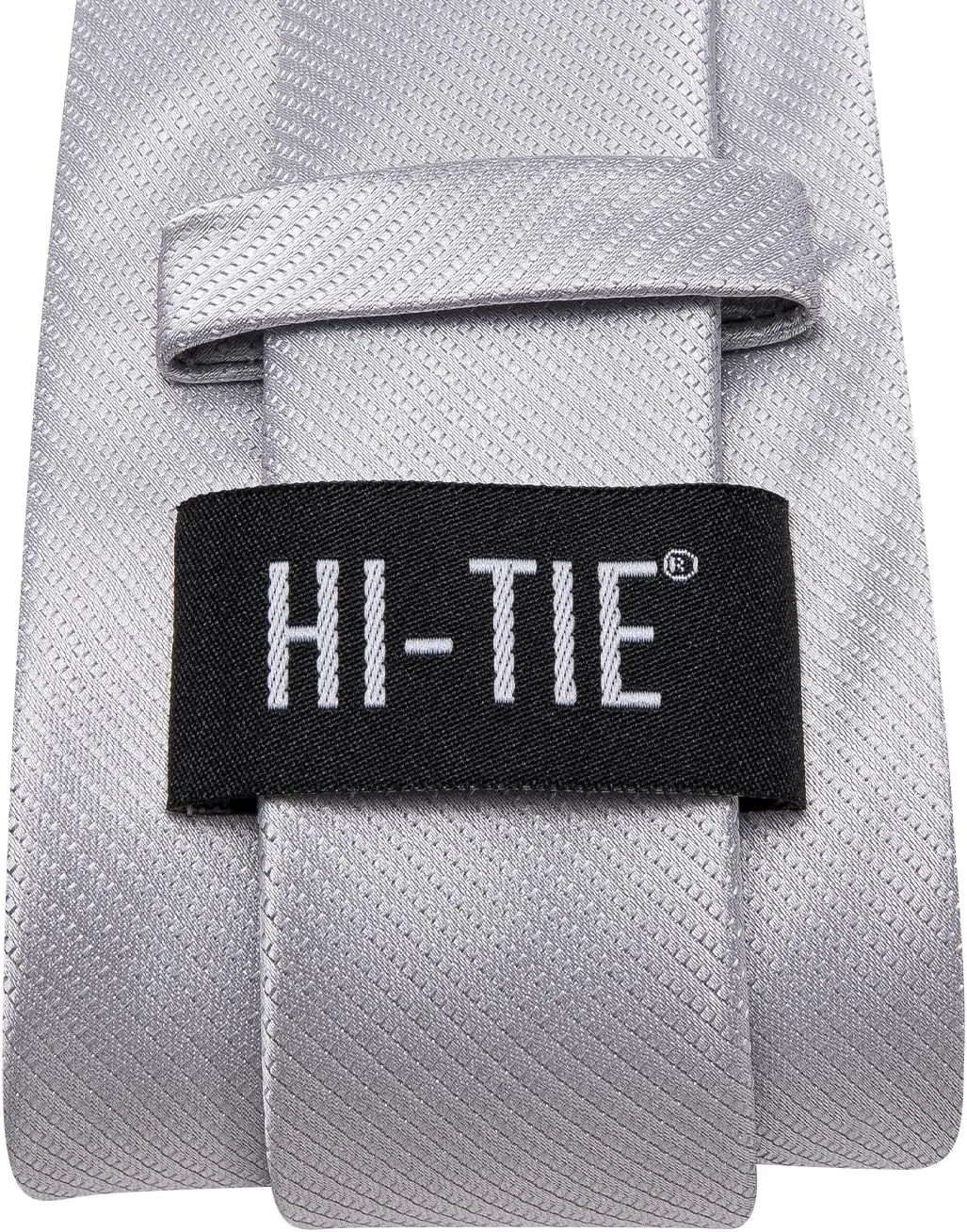 Hi-Tie Silk Ties for Men Plaid Paisley Striped Necktie Pocket Square Cufflinks Set Formal Business