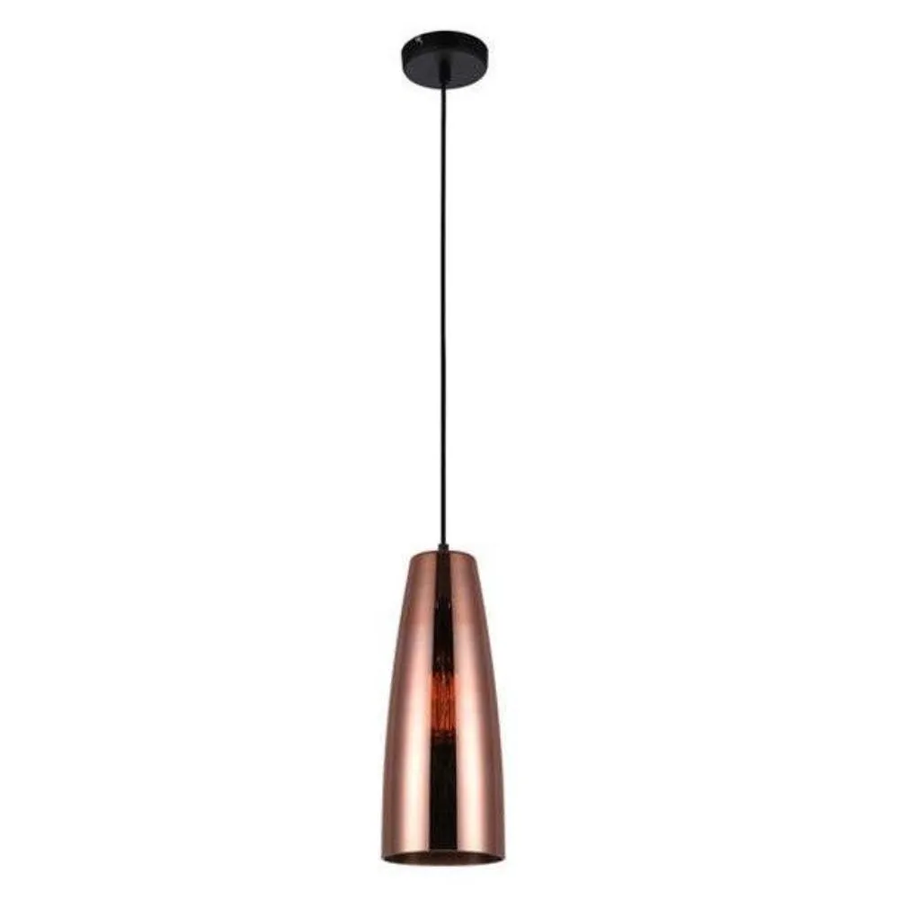 Lamina Copper Glass Pendant Light Available in 3 Styles