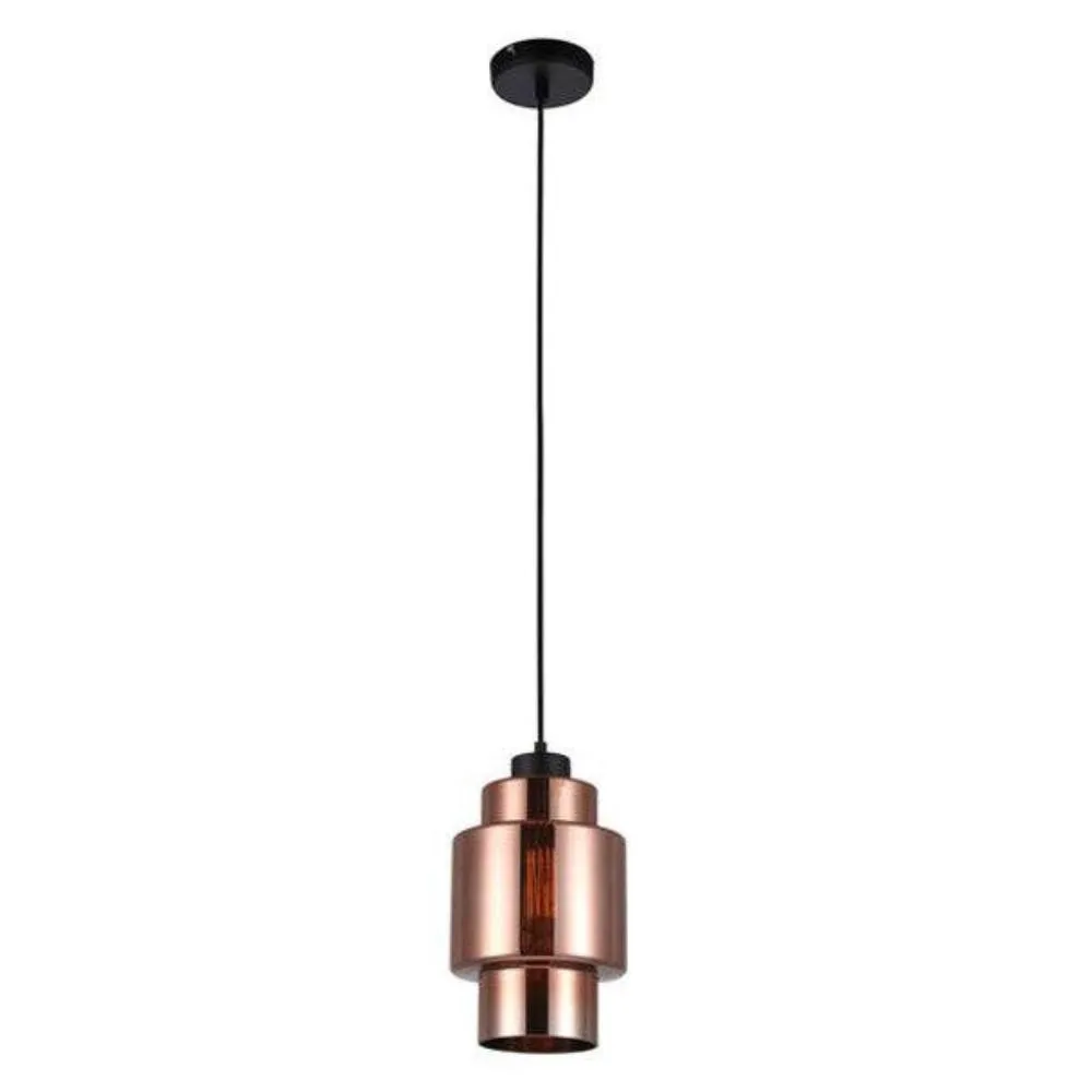 Lamina Copper Glass Pendant Light Available in 3 Styles