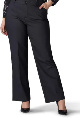 Lee Women's Plus Size Ultra Lux Comfort with Flex Motion Trouser Pant
