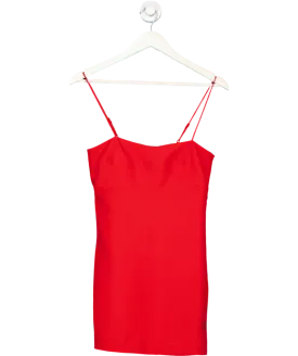 Super Real Red X Claudia Schiffer The Uta Silk Mini Dress UK XS