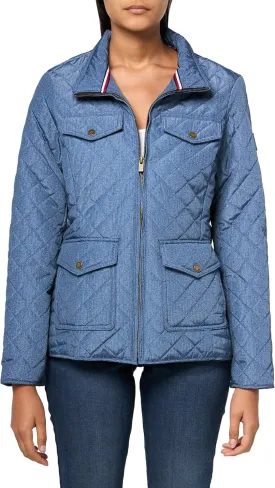 Tommy Hilfiger Plus Quilted Fall Fashion, Lightweight Jacket Women